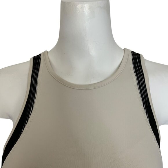 Alo Yoga Electric Sports Bra S Bone Cutout Back Athletic - Picture 7 of 12